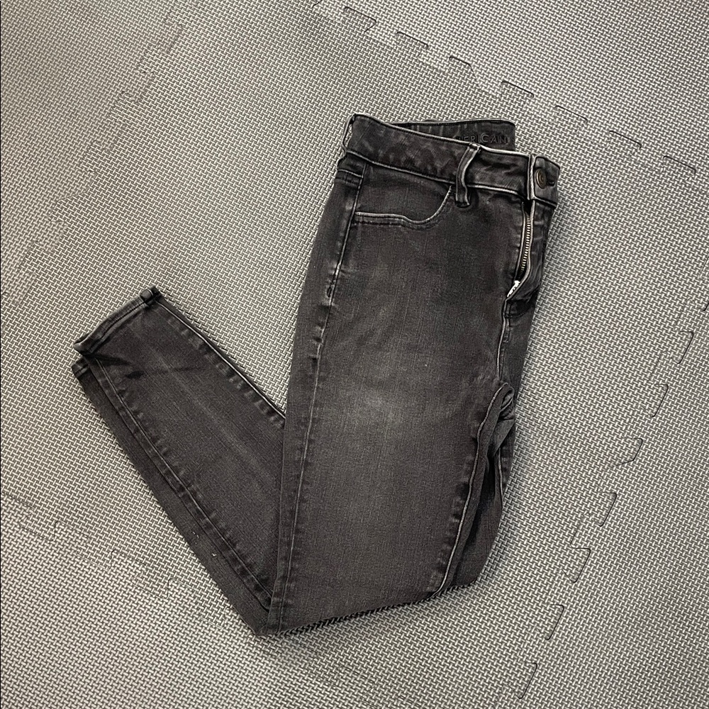 American Eagle Outfitters faded black Skinny Jeans